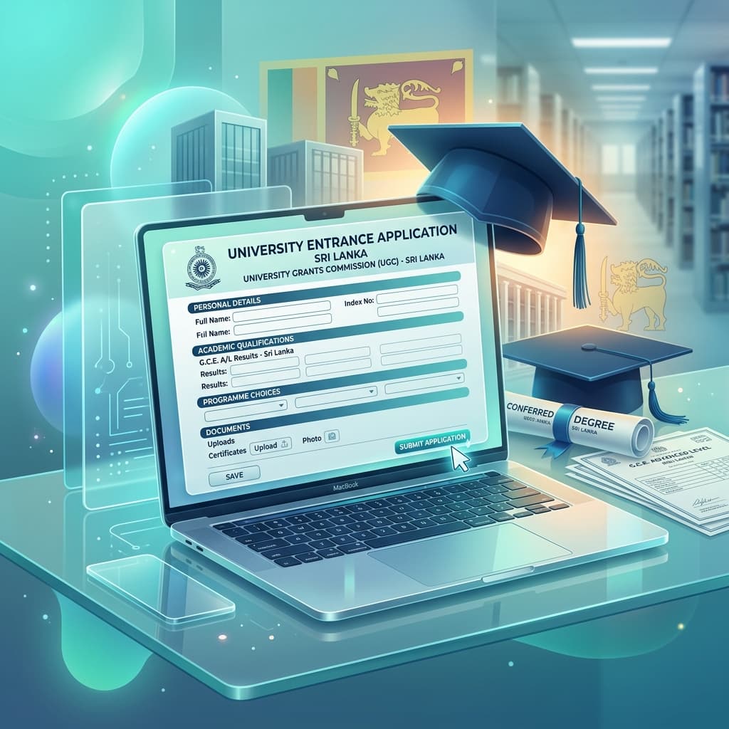 Guide to Exam & University Applications in Sri Lanka (අයදුම්පත් යොමු කරන ආකාරය)
