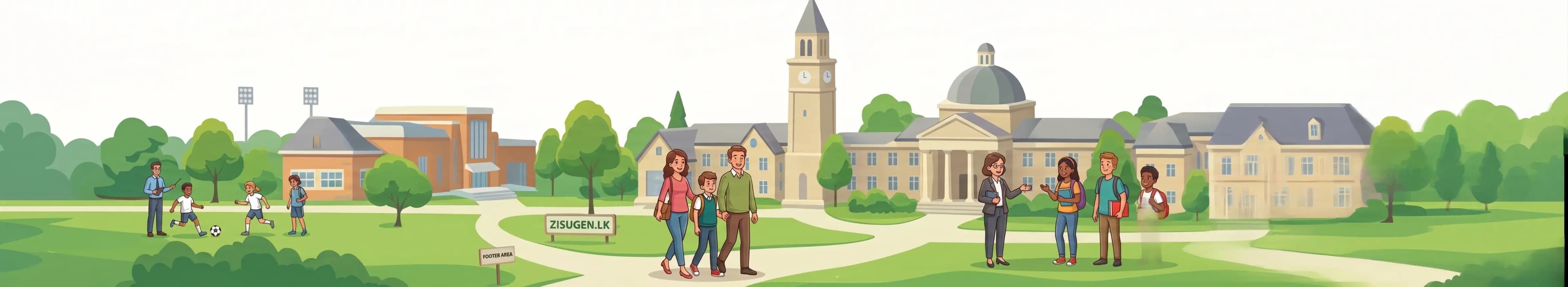 ZisuGen Campus Illustration